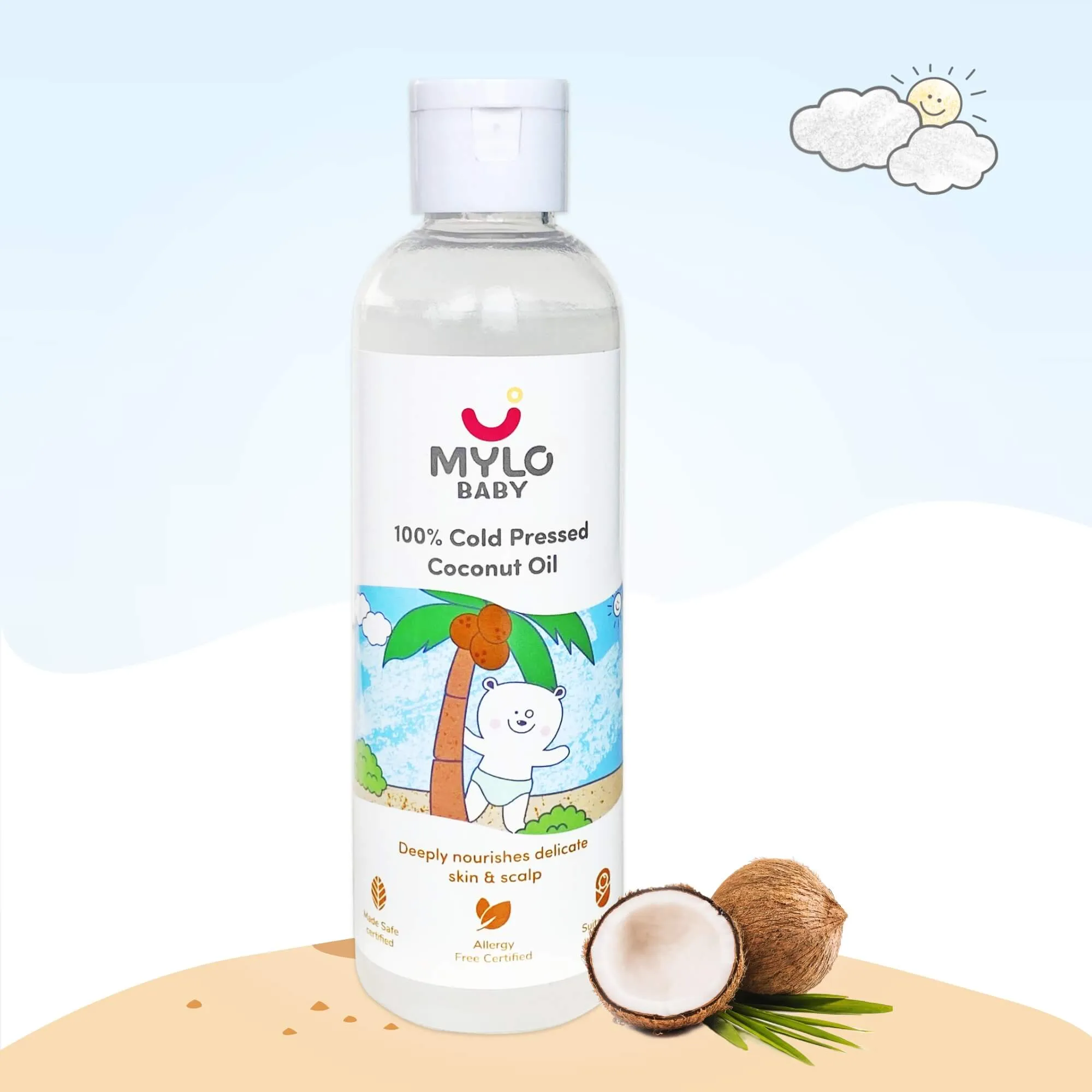 Babyhug Advanced Cold-Pressed Virgin Coconut Oil - 500 ml main image 0