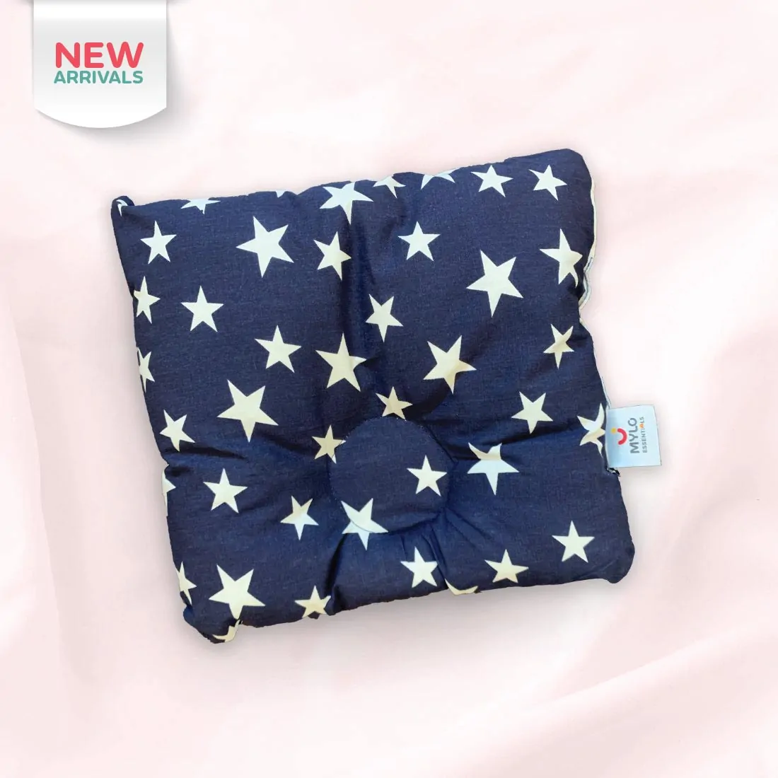 Mylo Premium Head Shaping Baby Pillow with Neck & Shoulder Support (0- 36 Months)- Starry Night