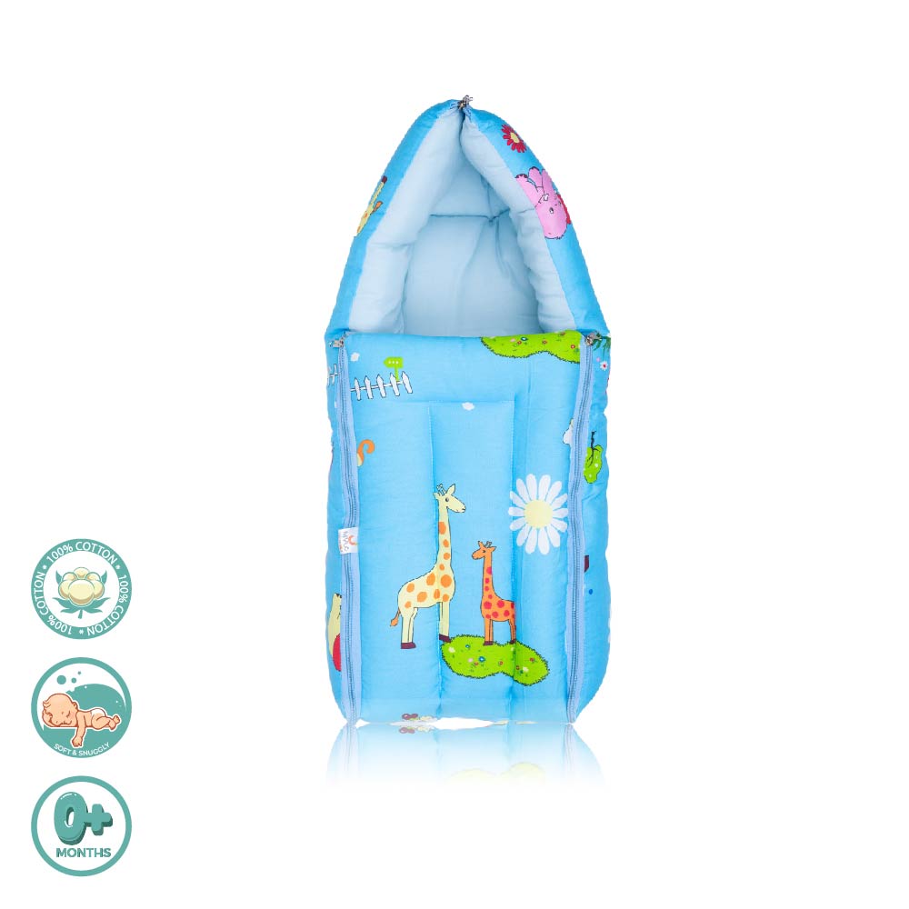 4in1 Soft & Snuggly Baby Sleeping Bag/ Carry Nest with 3way Zip