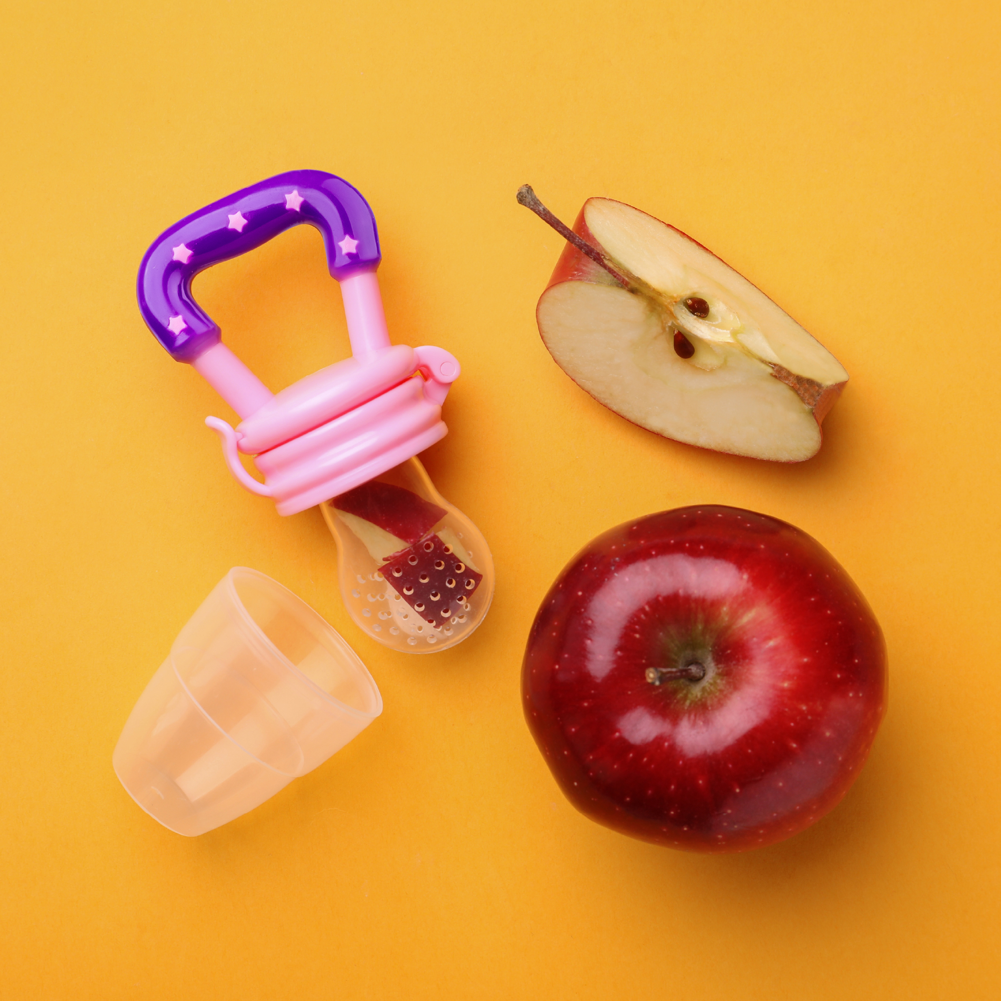 Mylo Feels Natural Ultra Soft Fruit Food Nibbler Pink