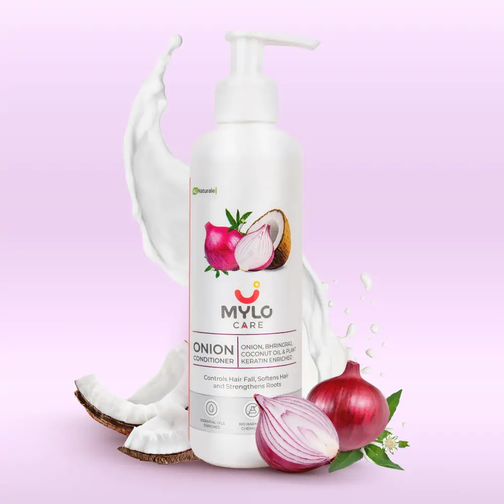 Onion Hairfall Control Conditioner with Red Onion Oil, Bhringraj & Plant Keratin (200 ml) 