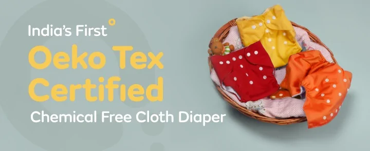 India First Oeko Tex Certified Chemical Free Cloth Diaper 