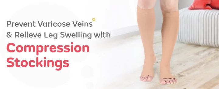 Varicose Vein Stockings Medical Open Toe Breathable Calf Compression Socks  20-30 Graduated Support Hosiery for Edema Flight Pregnancy,Flesh,XXL (Black  XX) : : Clothing, Shoes & Accessories