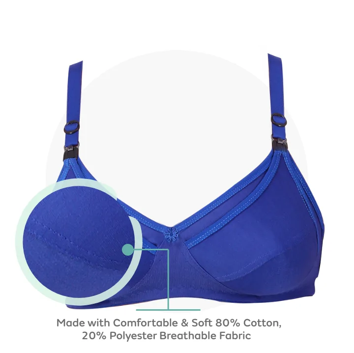 Maternity/Nursing Bras NonWired, NonPadded with free Bra Extender
