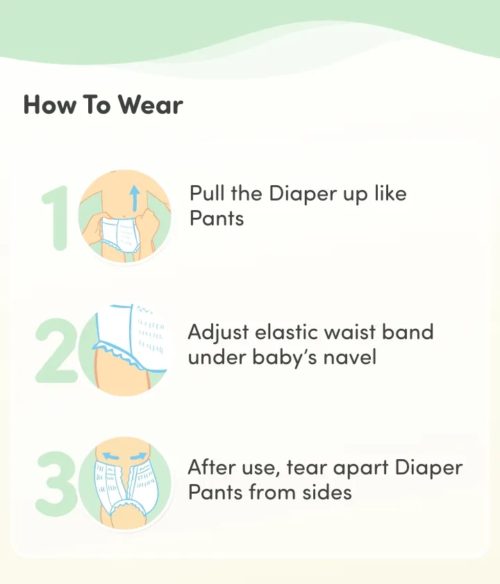 Diaper pants S