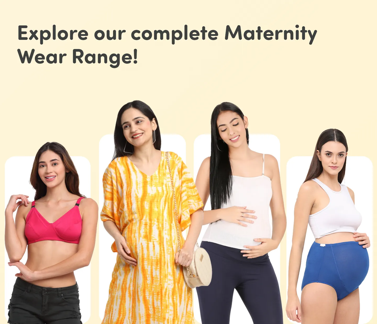 Pre & Post Maternity /Nursing Kaftan Maxi Dress cum Nighty with Zipper for Easy Feeding – Shibori Print -Orange- M