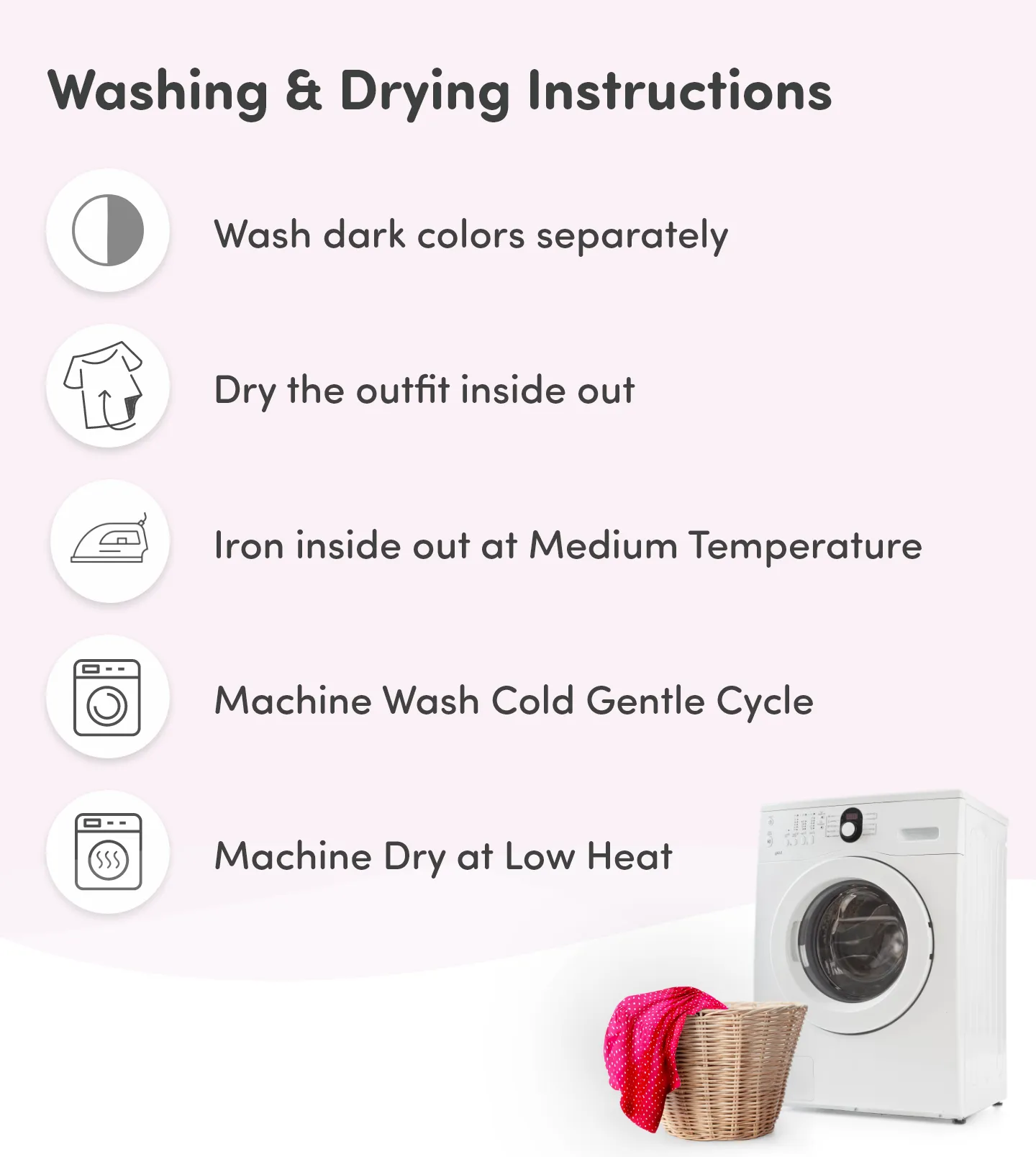 Pre & Post Maternity/Nursing Knee Length Dress with Zippers at both sides for Easy Feeding-  Pink - Polka Dots-XL