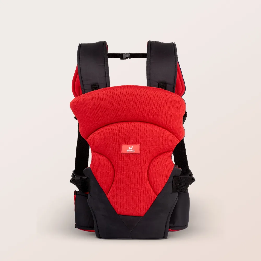 4 in 1 Premium Baby Carrier With 4 Carrying Positions Red Black 4-in-1-premium-baby-carrier-with-4-carrying-positions-red-black
