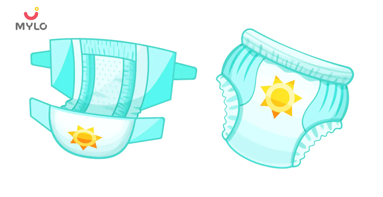 Taped Diapers vs Diaper Pants Pros and Cons MyloFamily