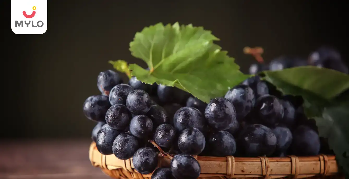 Black Grapes in Pregnancy; Benefits & When to Avoid