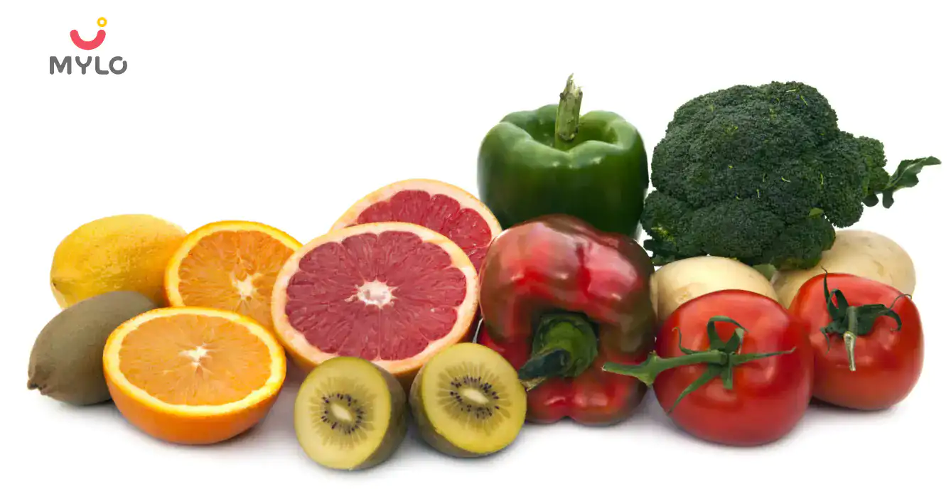 Importance of vitamin Crich food for babies